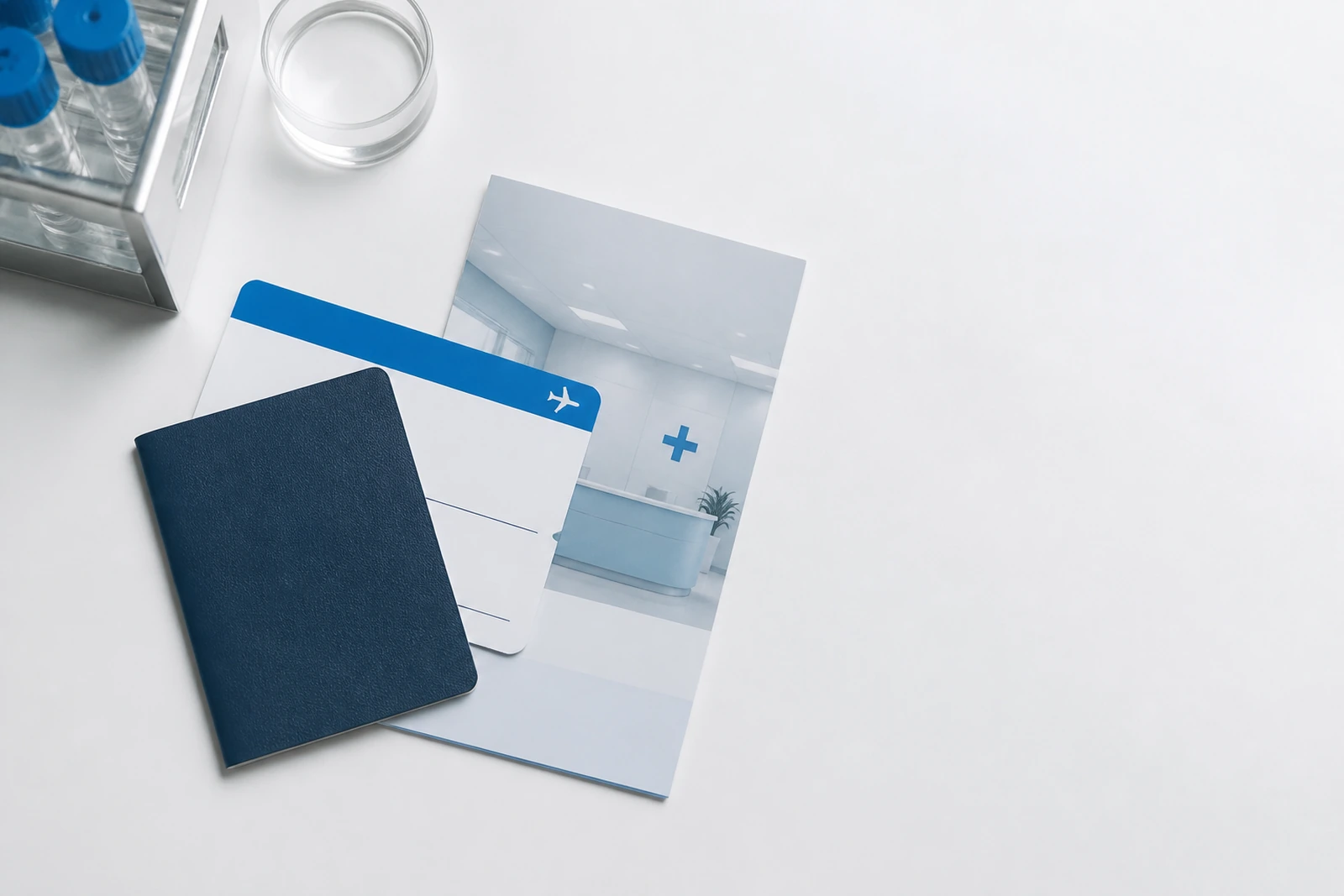 Medical travel budget planning documents